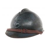 WWI FRENCH COLONIAL INFANTRY M15 ADRIAN HELMET