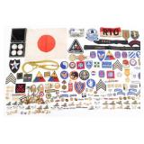 WWII - COLD WAR WORLD MILITARY INSIGNIA & FLAG