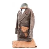 WWII FRENCH ARMY TANKER OFFICER JACKET & GEAR
