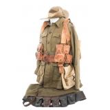 WWI AUSTRALIAN 29th BTN UNIFORM & FIELD GEAR SET