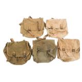WWII US ARMY M1936 MUSETTE CANVAS FIELD BAGS