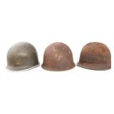INDOCHINA FRENCH M51 & US M1 DUG HELMET SHELL