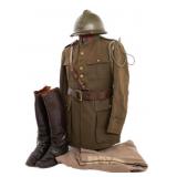 WWII FRENCH COLONIAL INFANTRY OFFICER UNIFORM SET