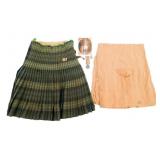 WWI GORDON HIGHLANDER NAMED MEDALS & KILT
