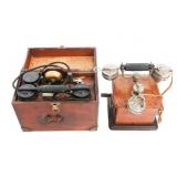 WWI FRENCH ARMY FIELD TELEPHONES