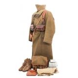 WWII FRENCH ARTILLERY UNIFORM & FIELD GEAR SET