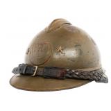 WWI FRENCH AFRICAN ARMY GENERAL M15 ADRIAN HELMET