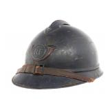 WWI FRENCH CHASSEUR A PIED M15 ADRIAN HELMET