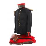 FRENCH M1893 INFANTRY LIEUTENANT UNIFORM & KEPI