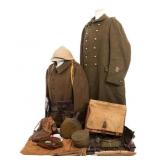 WWII FRENCH 15th REGIMENT UNIFORM & FIELD GEAR SET
