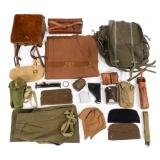 WWI - WWII EUROPEAN MILITARY FIELD GEAR