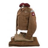WWII UK GLIDER CAPTAIN BATTLE DRESS UNIFORM