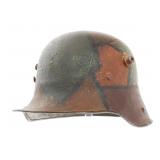 WWI IMPERIAL GERMAN M16 CAMOUFLAGE COMBAT HELMET