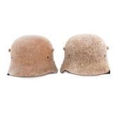 WWI IMPERIAL GERMAN DUG RELIC M16 COMBAT HELMETS