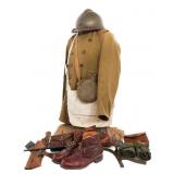 WWI FRENCH COLONIAL INFANTRY UNIFORM & GEAR SET