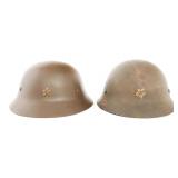 WWII JAPANESE CIVIL DEFENSE HELMETS