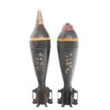 WWII IMPERIAL JAPANESE TYPE 100 81mm MORTAR SHELLS