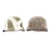 REFURBISHED WWII GERMAN SS COMBAT HELMETS