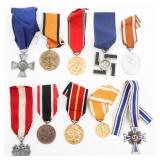 MODERN COPIES OF WWII GERMAN & JAPANESE MEDALS