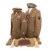 WWII US 1st INFANTRY & 8th AIR FORCE UNIFORMS