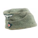 WWII GERMAN HEER EM/NCO M34 OVERSEAS CAP