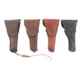 WWI - WWII US ARMY M1916 LEATHER PISTOL HOLSTERS