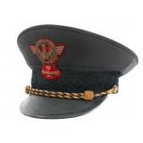 WWII ITALIAN MVSN POLICE OFFICER VISOR CAP