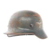 WWII GERMAN LUFTWAFFE M35 DD COMBAT HELMET