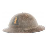 WWI US AEF 77th DIVISION MKI COMBAT HELMET