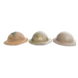 WWII - COLD WAR BRITISH ARMY MKII COMBAT HELMETS