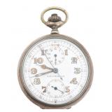 .800 SILVER  LEONIDAS GERMAN NAVY POCKET WATCH