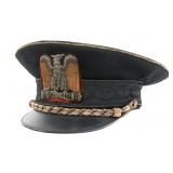 WWII ITALIAN PNF HIGH LEADER VISOR CAP