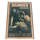 WWI US NEAR EAST RELIEF FRAMED POSTER