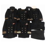 WWII - VIETNAM WAR US NAVY NAMED OFFICER UNIFORMS