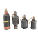 IMPERIAL JAPANESE HAND GRENADES & MORTAR ROUNDS