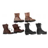 WWII - KOREAN WAR US & FRENCH ARMY COMBAT BOOTS