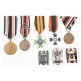 WWI GERMAN SILESIAN EAGLE BADGES & HONOR MEDALS