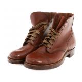 WWI US BROWN LEATHER COMBAT BOOTS