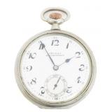 WWII SWISS DOXA NICKEL CASE POCKET WATCH