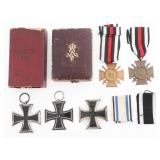 WWI IMPERIAL GERMAN IRON & HONOR CROSS BADGES