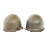 KOREAN WAR US ARMY M1 COMBAT HELMETS