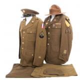 WWII US ARMY 1st CAVALRY & NW COMMAND UNIFORMS
