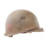 WWII US 85th INFANTRY NCO FIXED BALE M1 HELMET