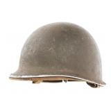 WWII US ARMY FIXED BALE M1 HELMET & HAWLEY LINER