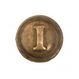 CIVIL WAR CONFEDERATE INFANTRY BUTTON - E.M.L.&C.