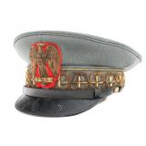 WWII ITALIAN MVSN GENERAL VISOR CAP