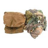 WWII GERMAN CAMOUFLAGE CARGO PARACHUTE & BAG