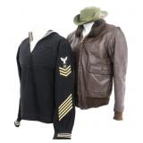 VIETNAM WAR USAF BUSH HAT, USN JUMPER & G1 JACKET