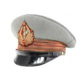 WWII ITALIAN MVSN 112th LEGION OFFICER VISOR CAP