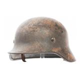 WWII GERMAN HEER M40 CAMOUFLAGE COMBAT HELMET